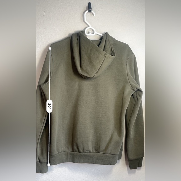 PUMA Women's Power Logo Hooded Sweatshirt, Grape Leaf - Picture 7 of 8